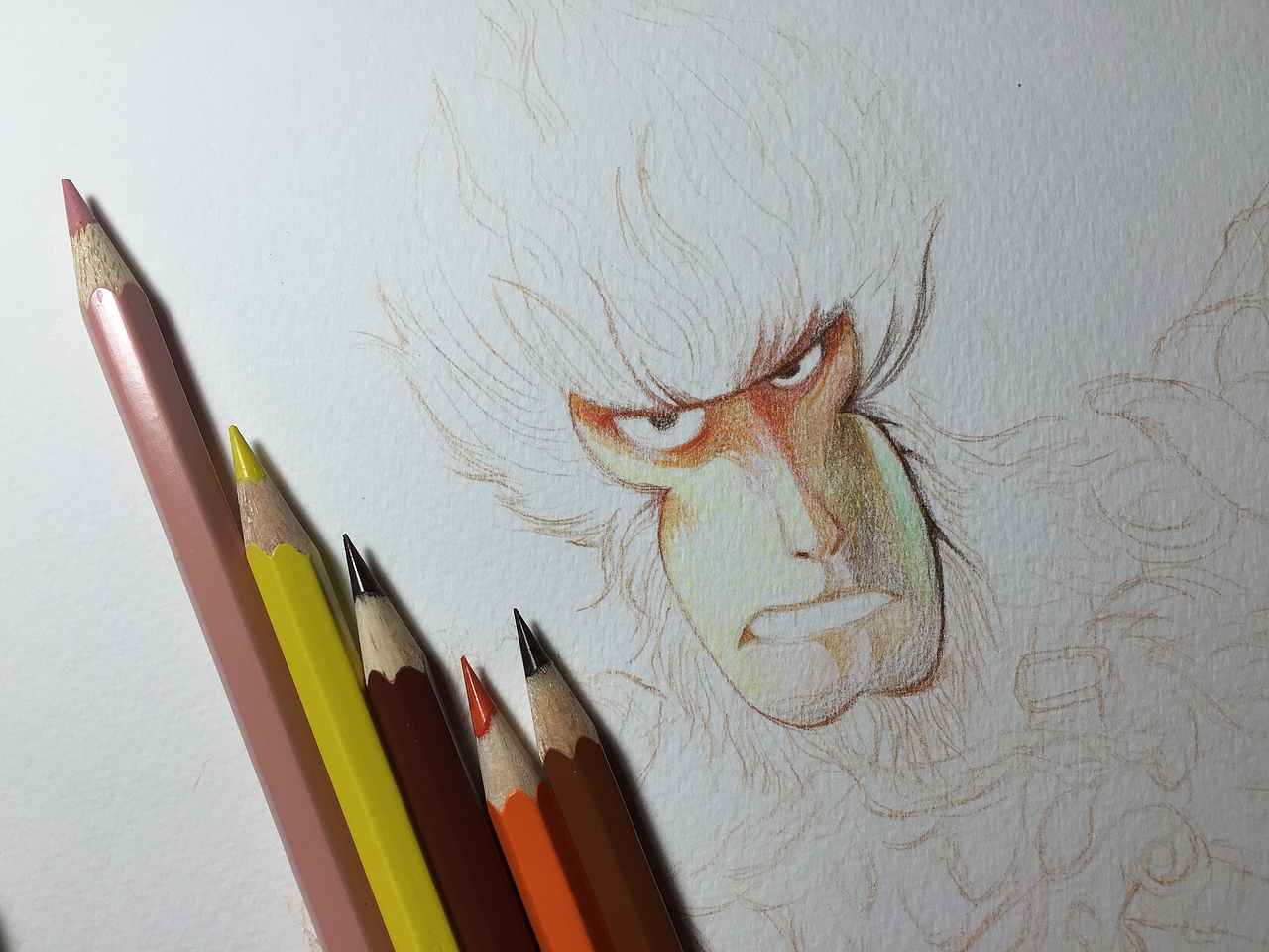 大圣歸來(lái)彩鉛教程（圖ZMzY2MzU1MzY=） - 創(chuàng)作習(xí)作 - 站酷設(shè)計(jì)師乾博凱文創(chuàng)原創(chuàng)素材 - 站酷ZCOOL