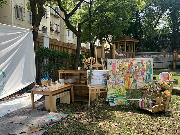 艺术美学|布展·闺蜜日活动主题校内布展