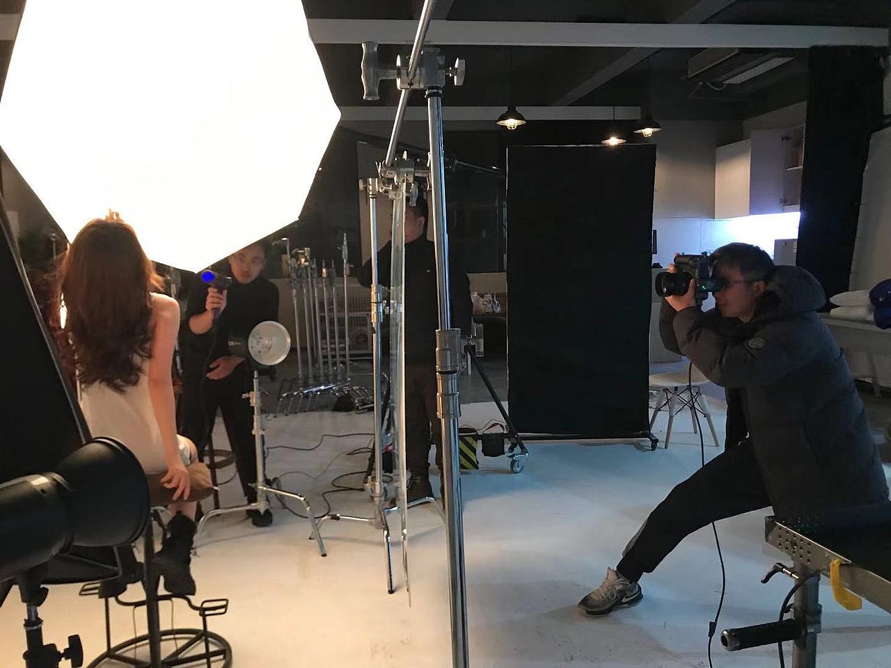 浮世绘风绘板人像拍摄