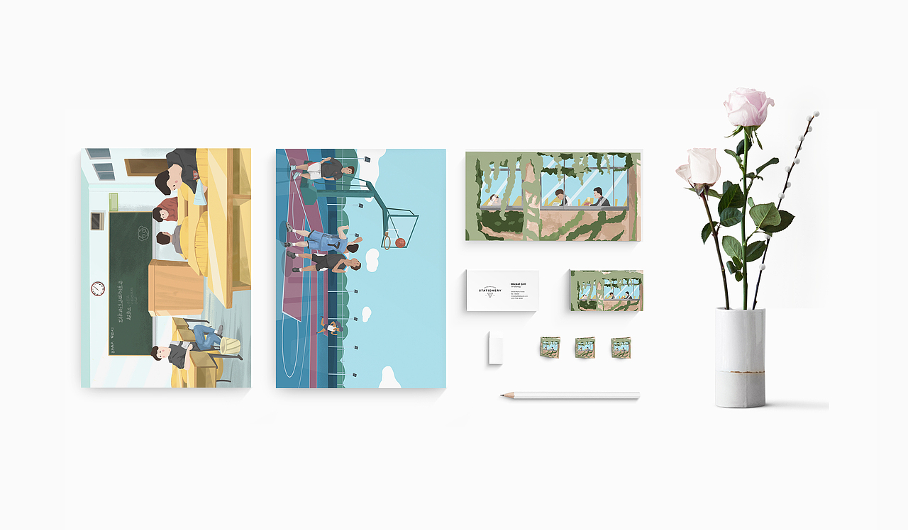 燕山大学百年校庆小场景系列插画创作（图ZMjEzNzM1MTMy） - 商业插画 - 站酷设计师BigdogZhang原创素材 - 站酷ZCOOL