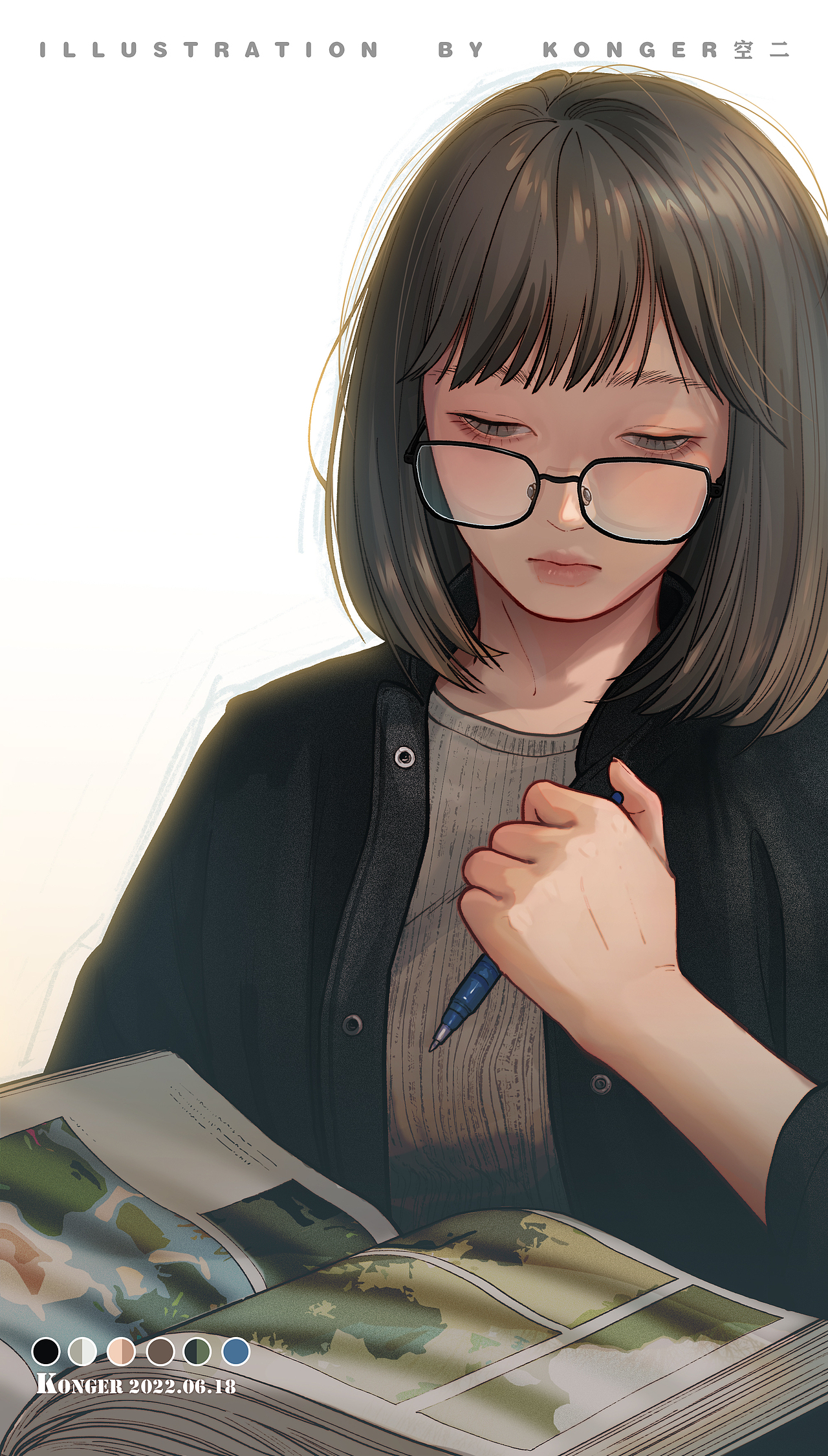 啵啵girl（图ZMzA1OTU5MjIw） - 商业插画 - 站酷设计师空二KONGER原创素材 - 站酷ZCOOL