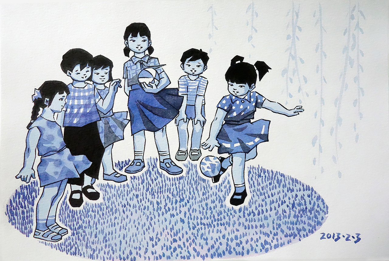 【田间小仙】—70年代插图（Ⅰ）（图ZNTYwNjMxODA=） - 儿童插画 - 站酷设计师田间小仙原创素材 - 站酷ZCOOL