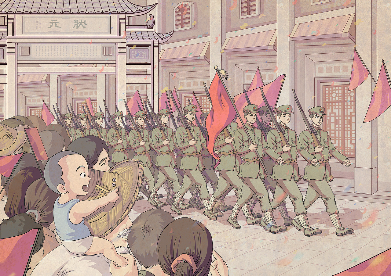 70年发展（图ZMTc4ODcwMzYw） - 商业插画 - 站酷设计师白魂小白_Spirit原创素材 - 站酷ZCOOL