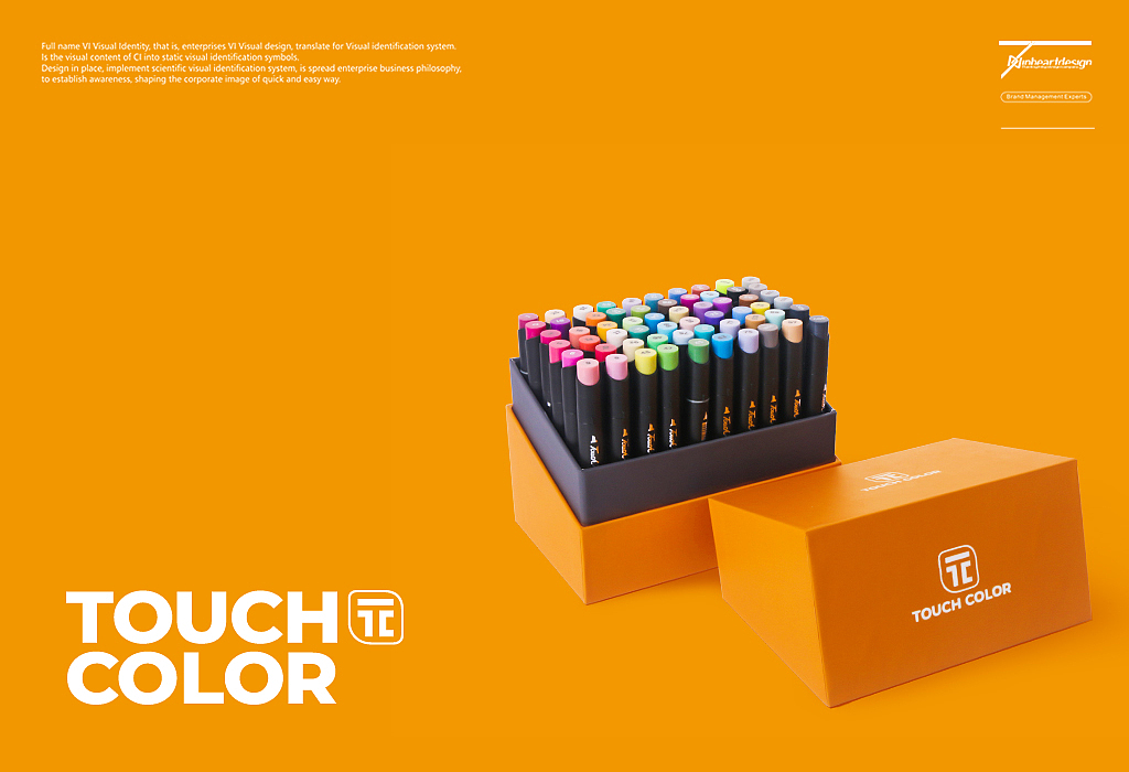 启新文具Touchcolor马克笔品牌VIS识别设计-因心设计（图ZMTkwMDE1NzA0） - 品牌 - 站酷设计师INHEART上海因心原创素材 - 站酷ZCOOL