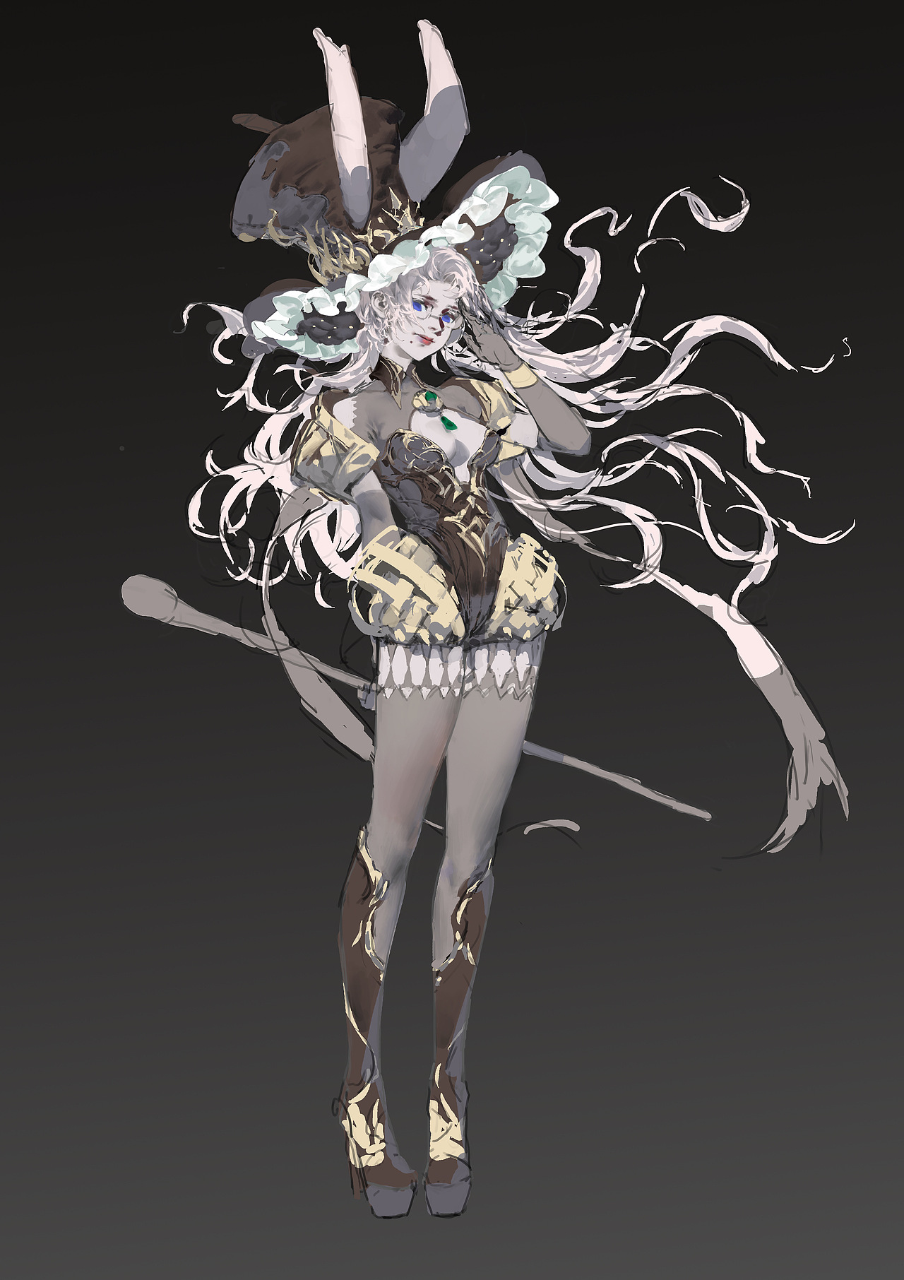 新画了一个魔法师（图ZMjQ4NjE2NzMy） - 独立游戏 - 站酷设计师石老猫原创素材 - 站酷ZCOOL