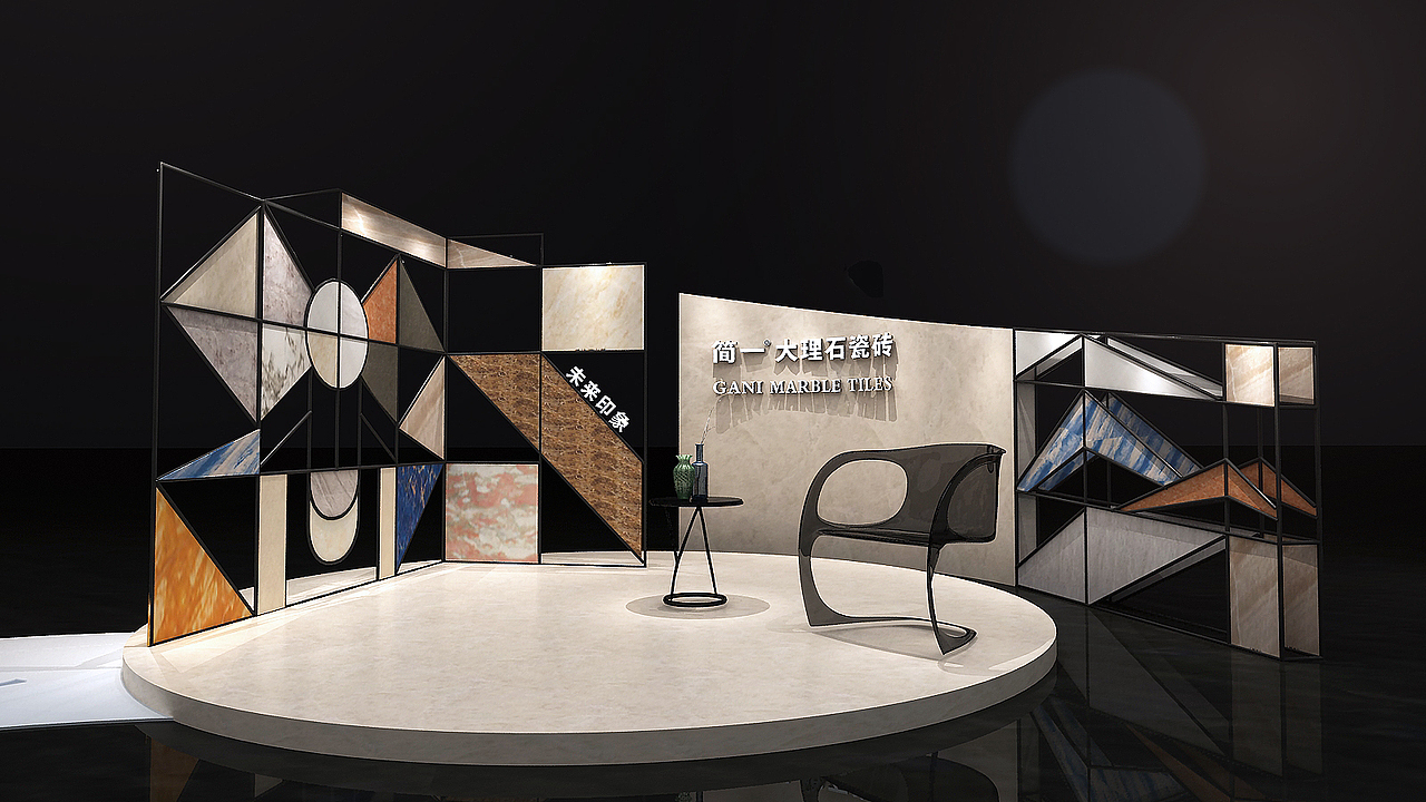 大理石活动美陈舞美展示