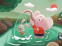 兒童插畫練習(xí)