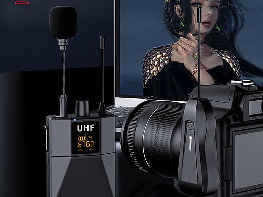 麦克风 领夹麦 详情页