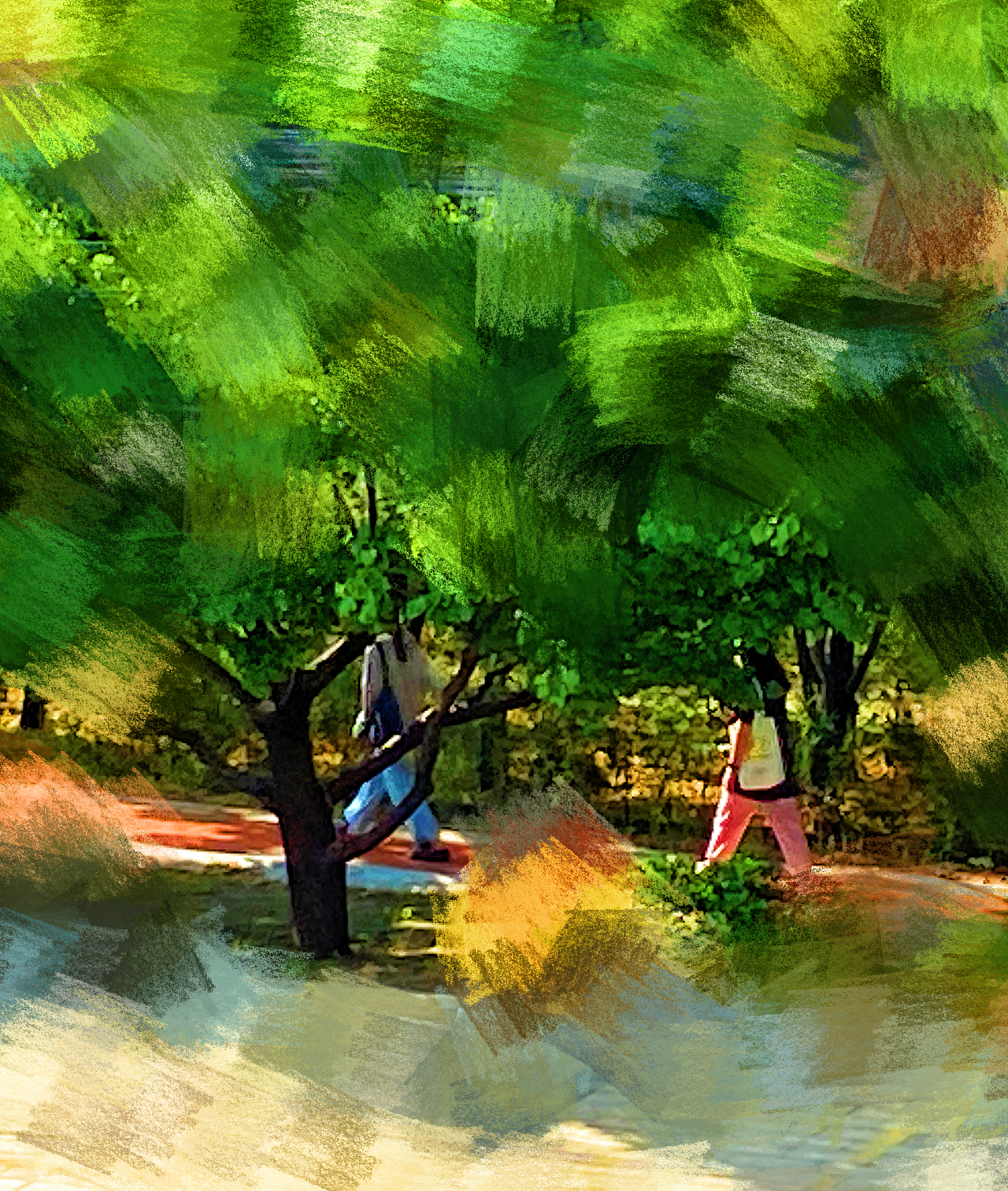 刘勇良画意摄影：脚步