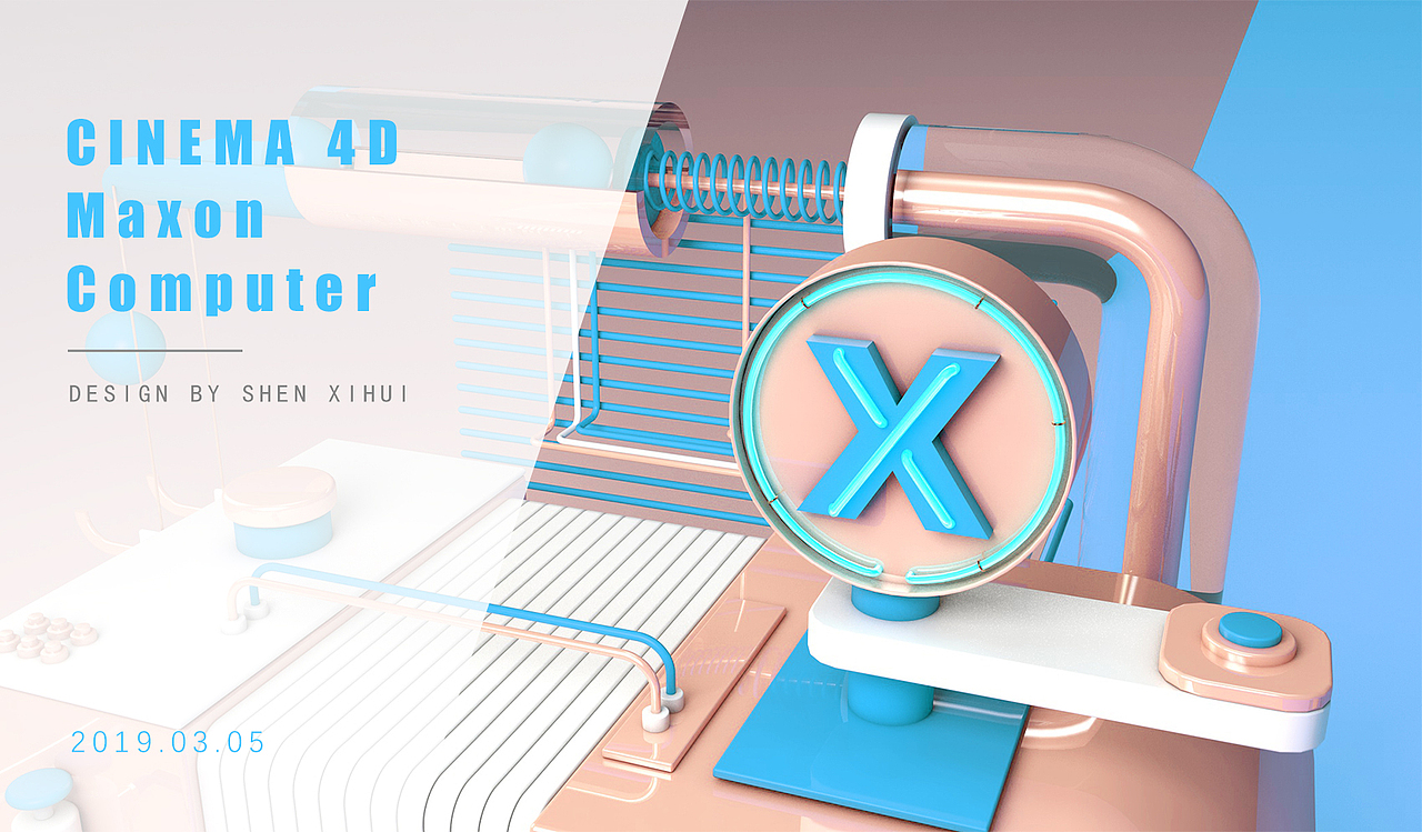 c4d小場景練習(xí)（圖ZMTUwODI2OTIw） - 建筑/空間 - 站酷設(shè)計師難受的鼻毛原創(chuàng)素材 - 站酷ZCOOL