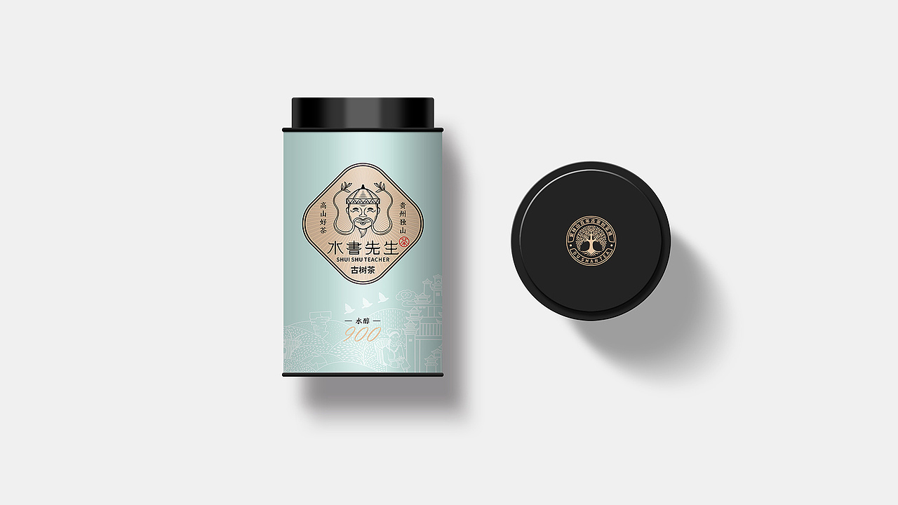 贵州《水书先生》品牌茶叶包装设计