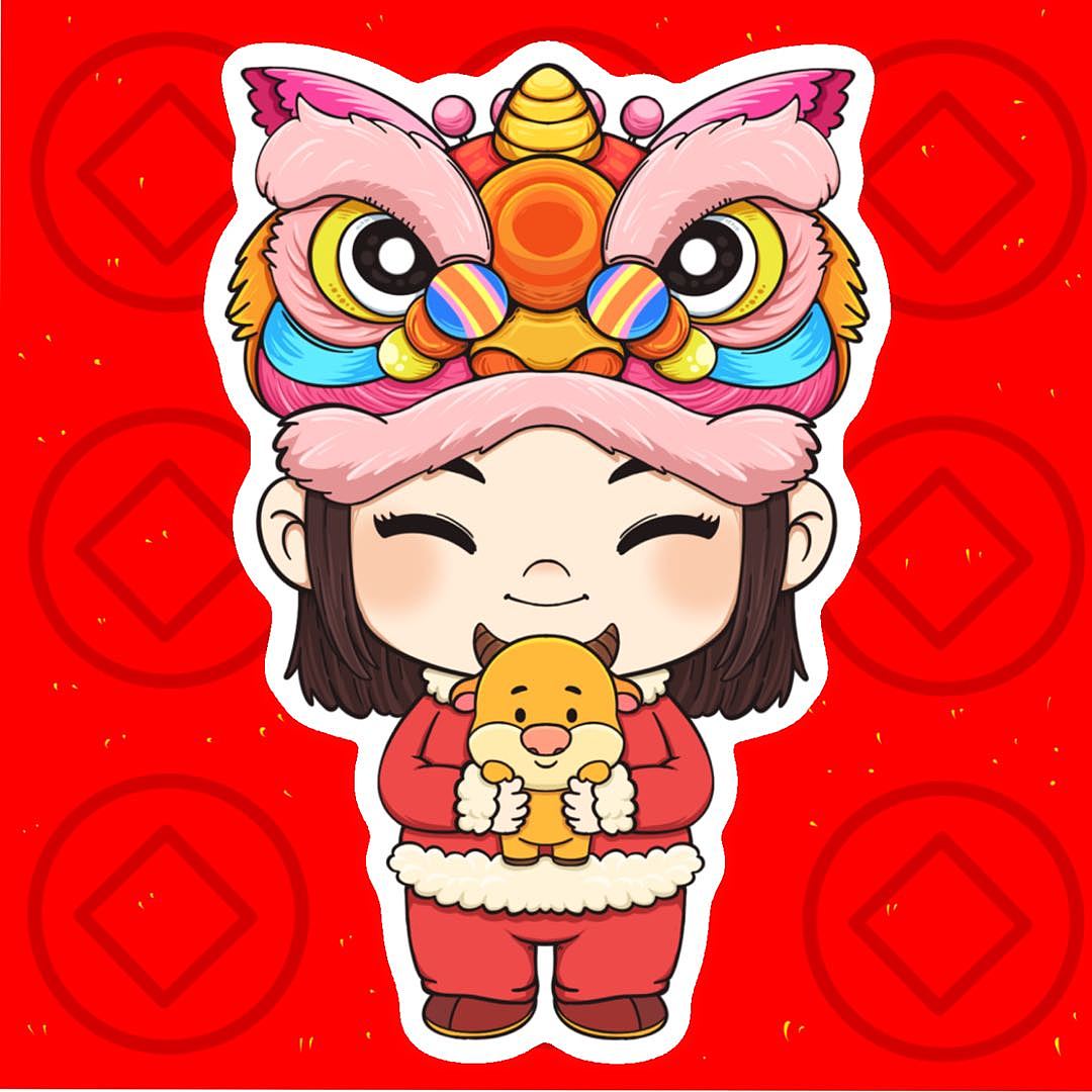 过年期间接的卡通设计,抽空放出来,部分已商用西安/插画师/3年前/160