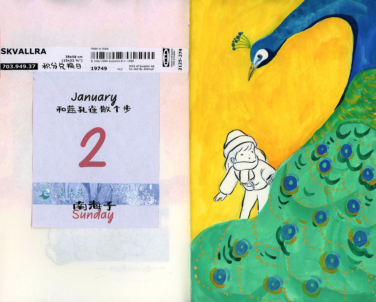 2022年1月合辑:蘑菇PIU的日常手账