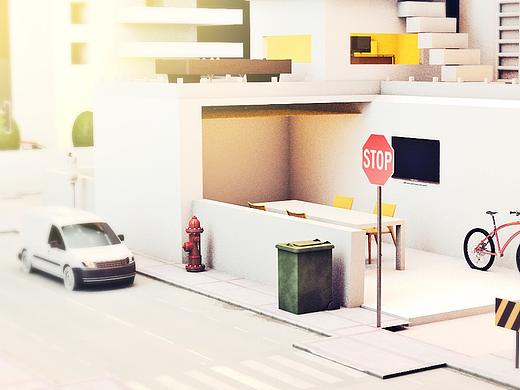 我要一所大房子 有很大的落地窗户 阳光洒在地板上