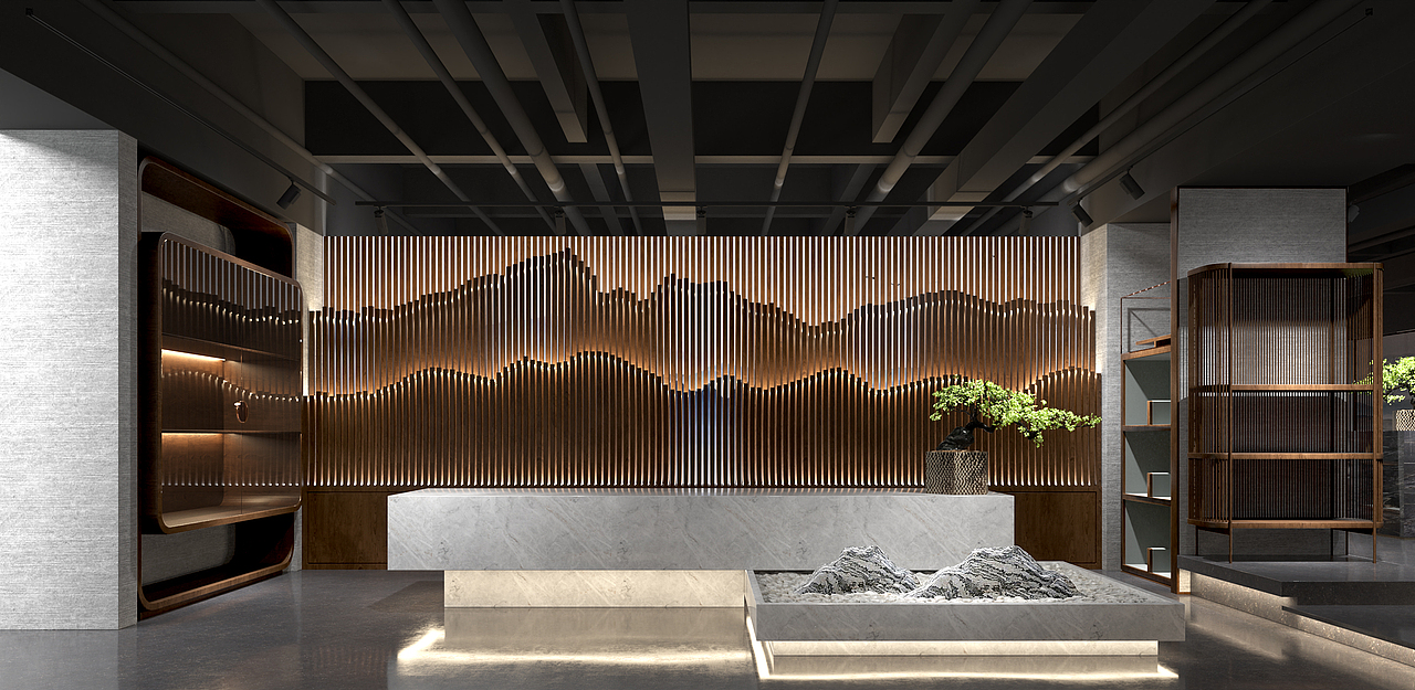 展厅空间（图ZMjIzMjM3NTQ4） - 家装设计 - 站酷设计师一个低调的人原创素材 - 站酷ZCOOL