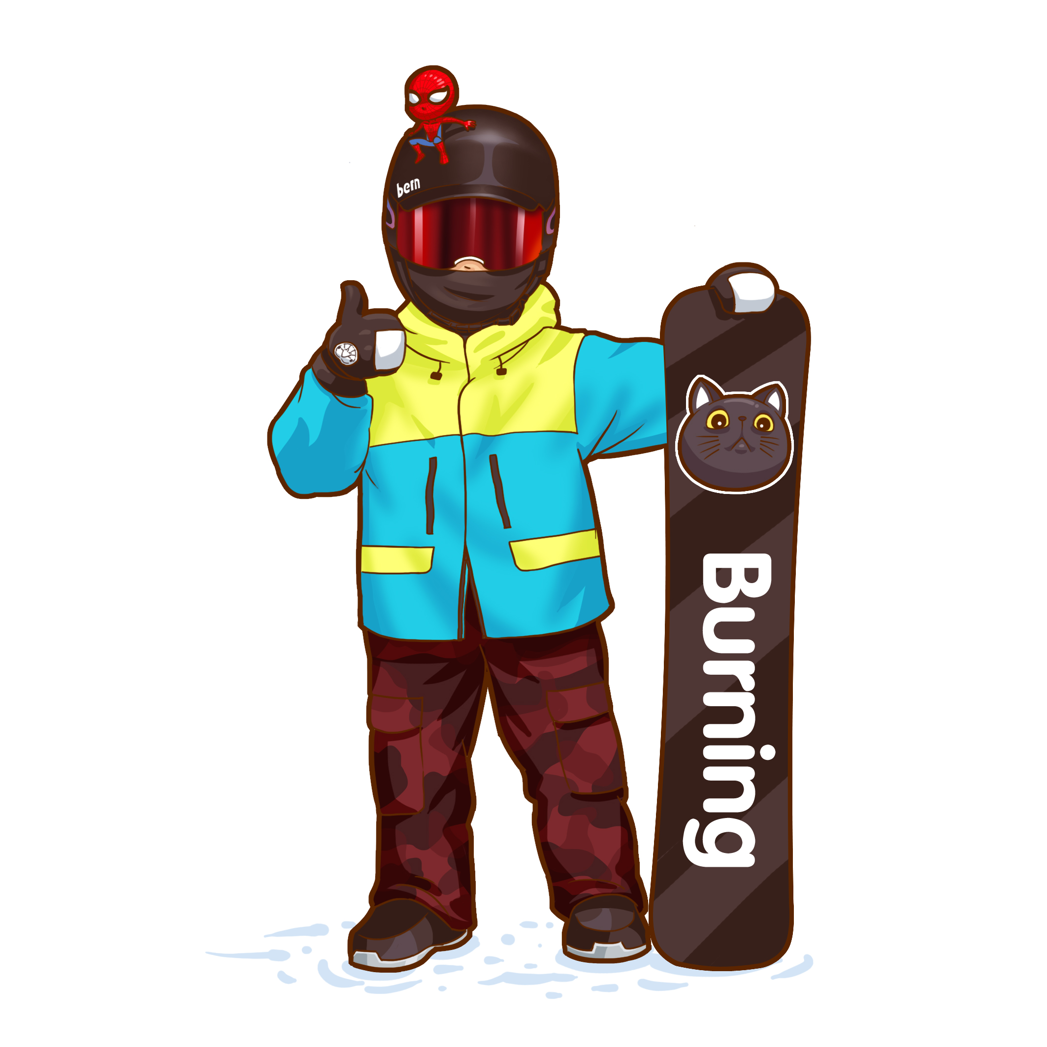滑雪头像