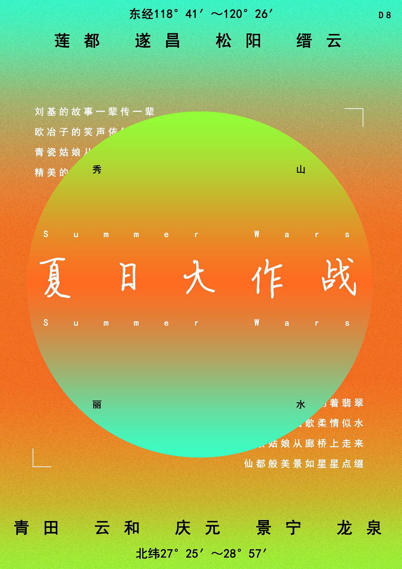 夏日大作战 丽水 海报练习|平面|海报|燎原星火 - 原创作品 - 站酷 (z