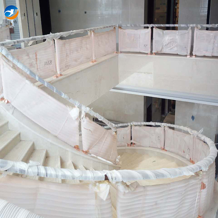 紫铜楼梯扶手 铜雕刻楼梯设计显沉稳轻奢