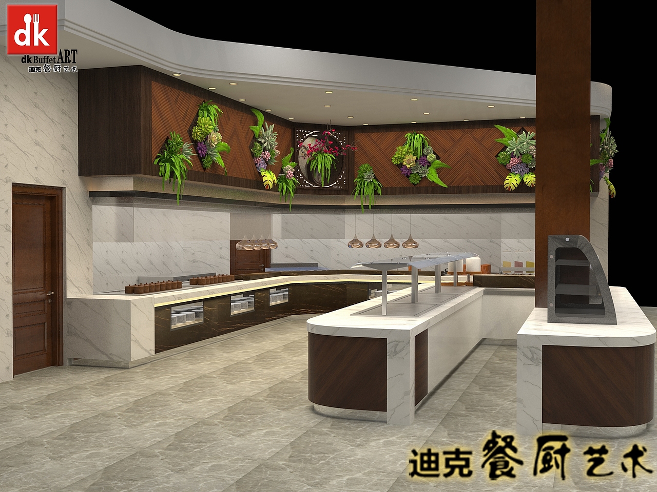 酒店宴会厅自助餐台 火锅店冷柜风冷保鲜台 移动布菲台（图ZMzM2NzM0ODcy） - 其他工业/产品 - 站酷设计师迪克自助餐台定制原创素材 - 站酷ZCOOL