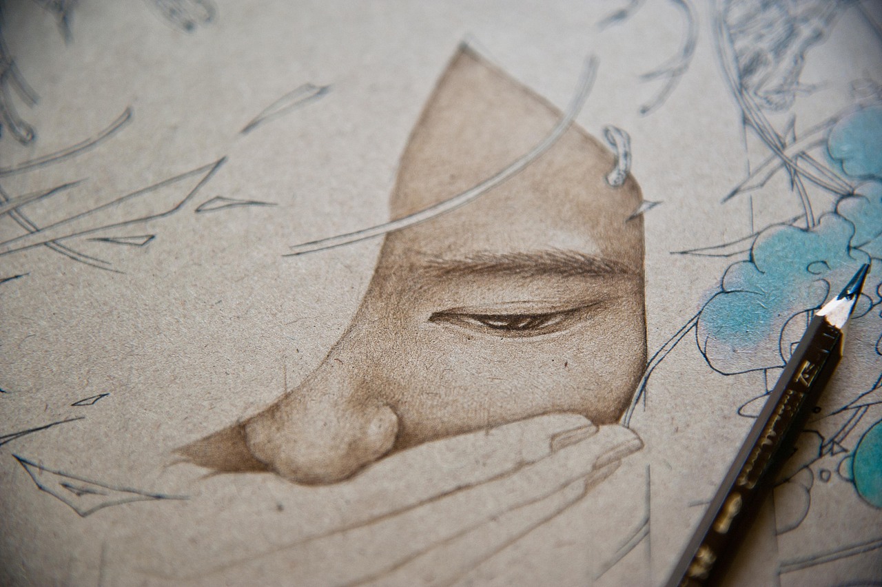 《夢》系列作品《殤》及繪畫步驟(图ZMTE1NzIwNzI=) - 绘画 - 站酷设计师林熙Linki原创素材 - 站酷ZCOOL