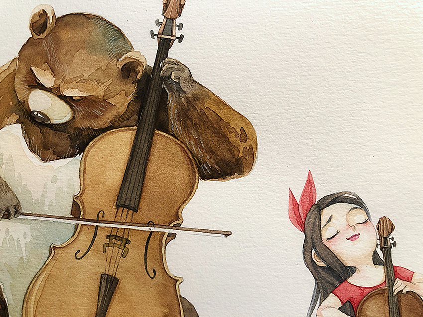大提琴双重奏（图ZMTIzMzc3ODI4） - 创作习作 - 站酷设计师小可酱的大提琴原创素材 - 站酷ZCOOL