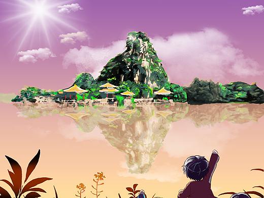 七星岩（个人主页-ZMjk3NDM4NjA=） - 艺术插画 - 站酷设计师xiu吱吱原创素材 - 站酷ZCOOL