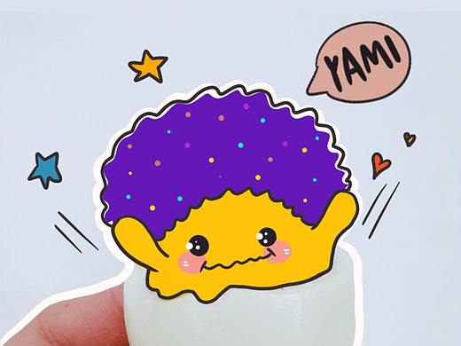 插画练习002——鸡蛋仔的诞生