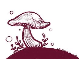 在家呆出菇系列頭像