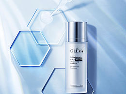 蓝色玻璃组合场景