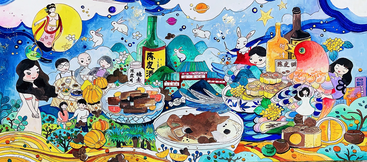 新会陈皮活化计划|插画|概念设定|插画师陈紫筠_原创作品-站酷zcool