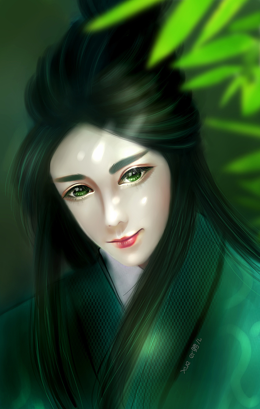 古风,手绘插画,cg图绘画