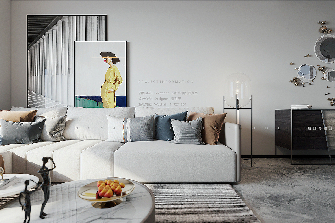成都｜现代｜华润公园九里（图ZMjE5NzE0NDcy） - 家装设计 - 站酷设计师Cashlin原创素材 - 站酷ZCOOL