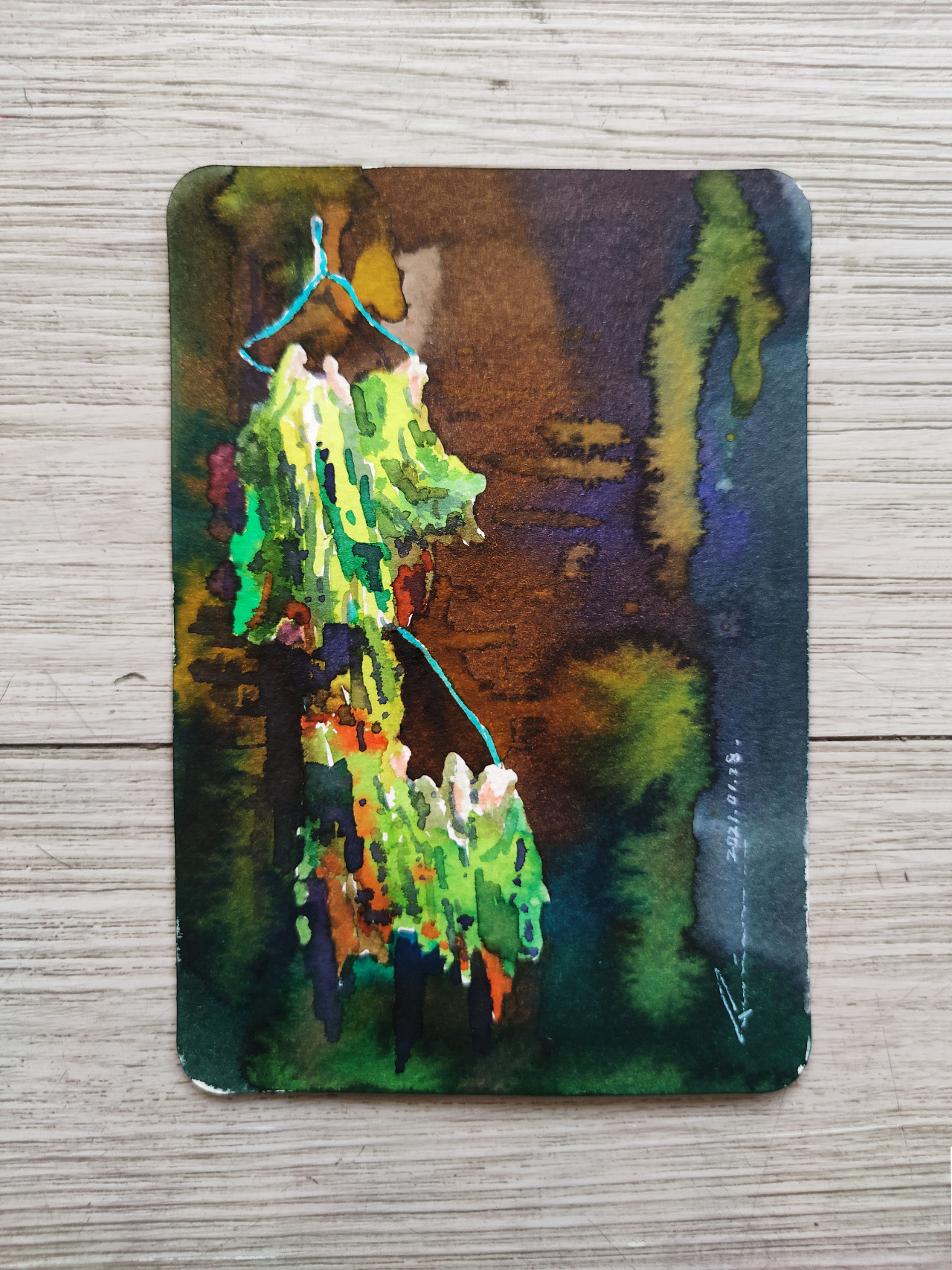 {画本系列}-我的第28本画本-水彩明信片习作（图ZMjgyNzExMDU2） - 绘画 - 站酷设计师画画的陈一丘原创素材 - 站酷ZCOOL