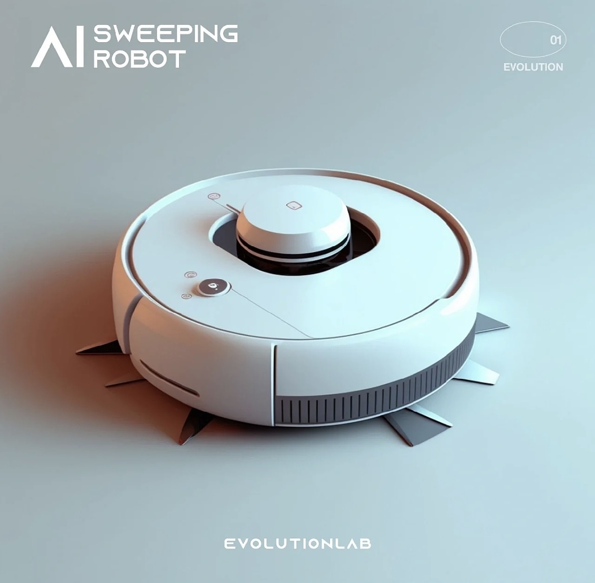 AI赋能工业设计|扫地机器人