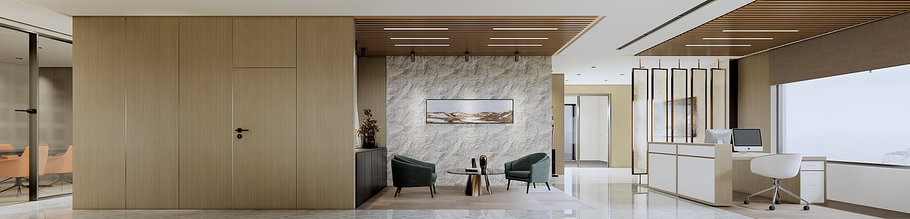 青岛兴浩建设办事处效果设计