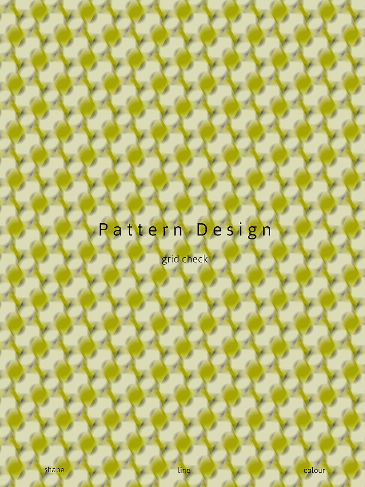 图案设计|幻影编织网格格纹