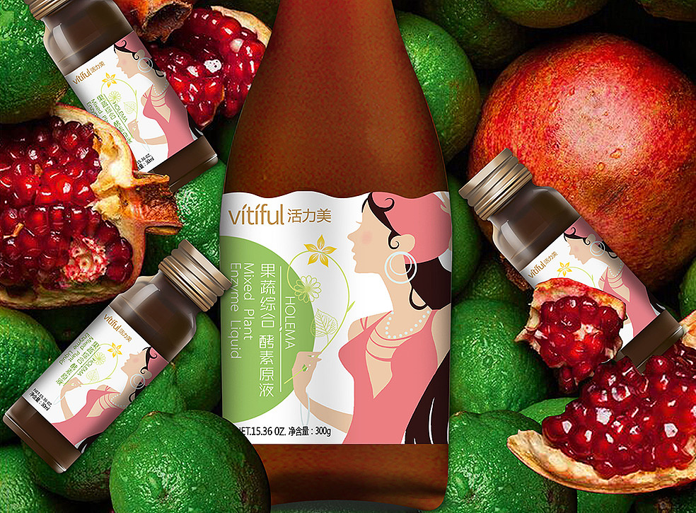 饮料包装设计 酵素包装设计