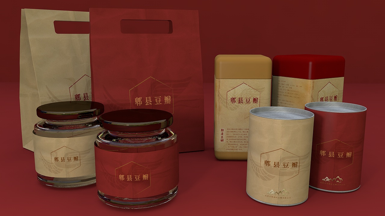 郫县豆瓣包装（图ZMjU1ODYzMDI0） - 包装 - 站酷设计师九央原创素材 - 站酷ZCOOL
