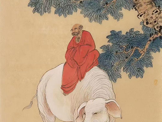 李亚《太平有象》 纸本设色75cm×46cm🈶合影+视频