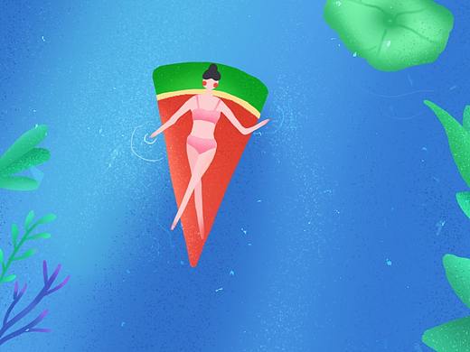 夏天Summer（個人主頁-ZMjc3MjI1NDg=） - 創(chuàng)作習(xí)作 - 站酷設(shè)計師肖盒子原創(chuàng)素材 - 站酷ZCOOL