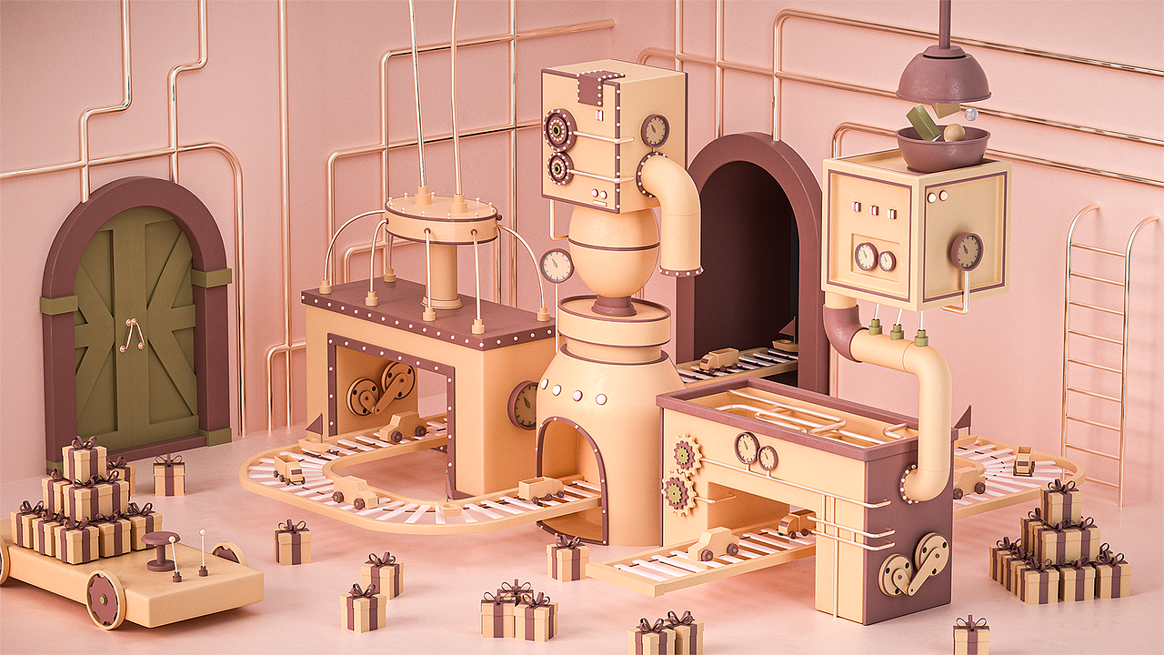 OC渲染学习作品汇总