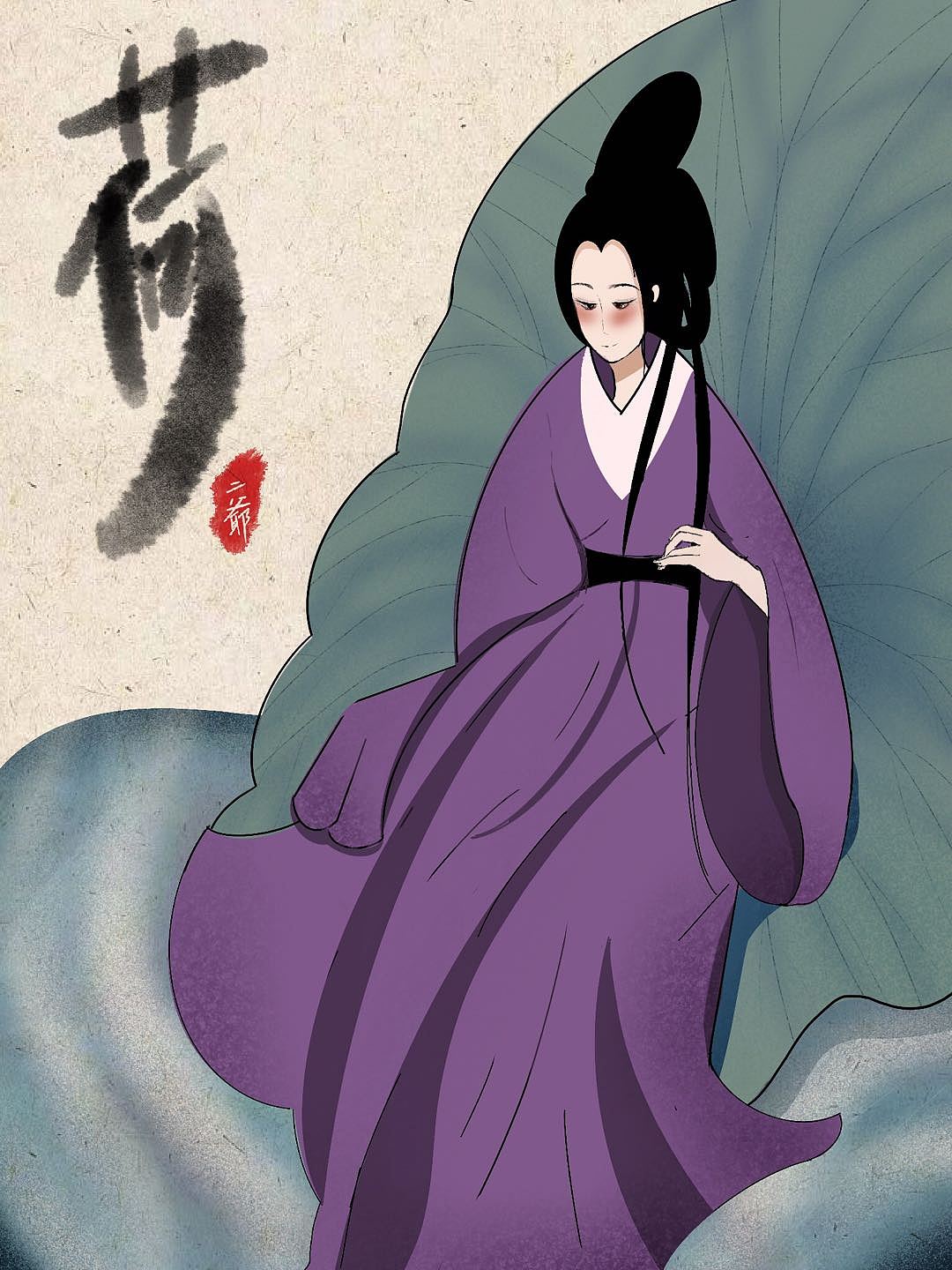 插画新手第一幅原创作品