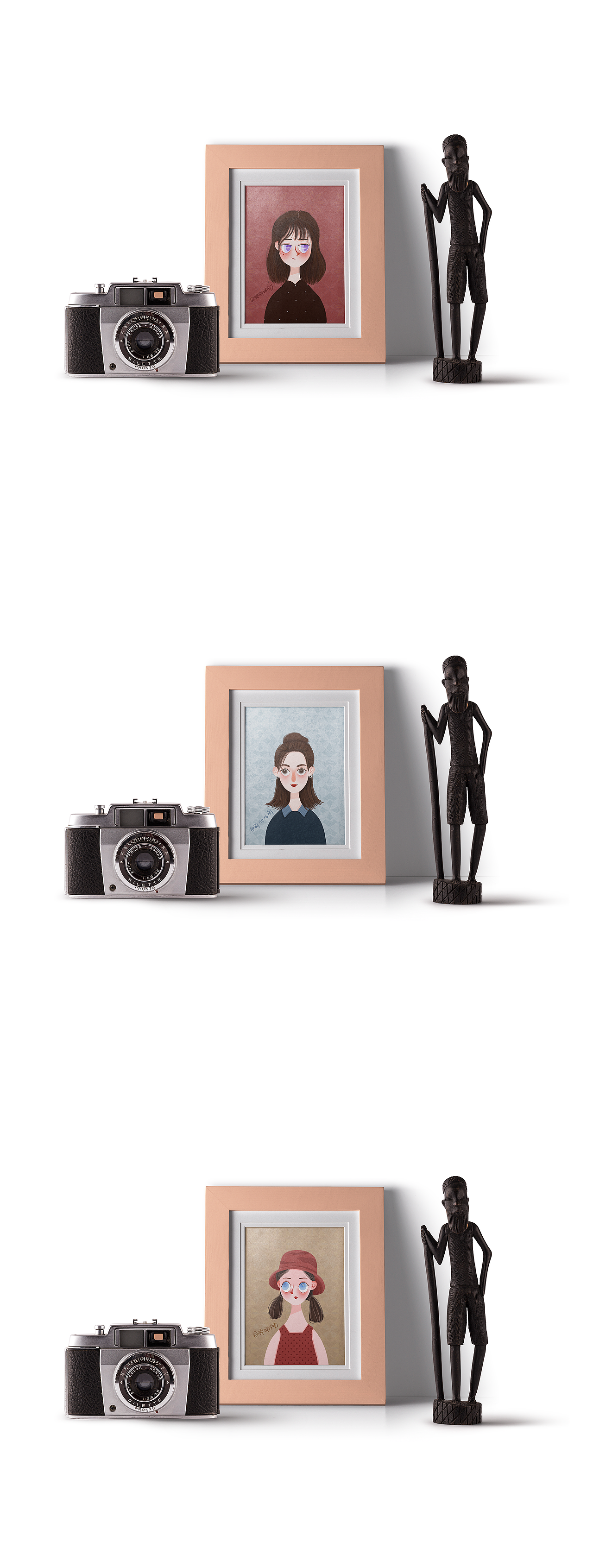 情侣头像（图ZMjA1OTIyNDg0） - 创作习作 - 站酷设计师唧唧咕咚J原创素材 - 站酷ZCOOL