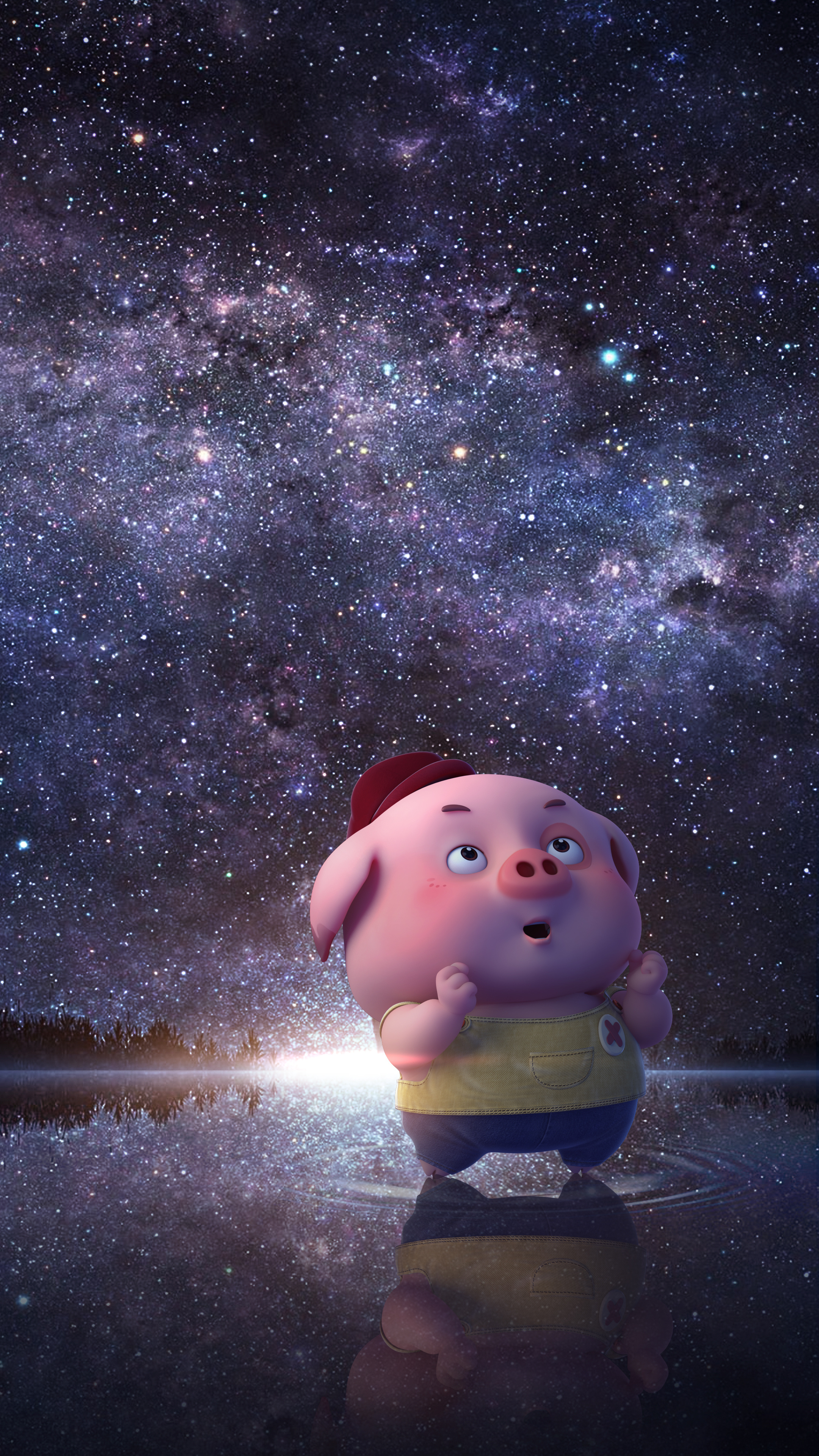 豆豆猪新年壁纸:承包你整个猪年的手机壁纸!