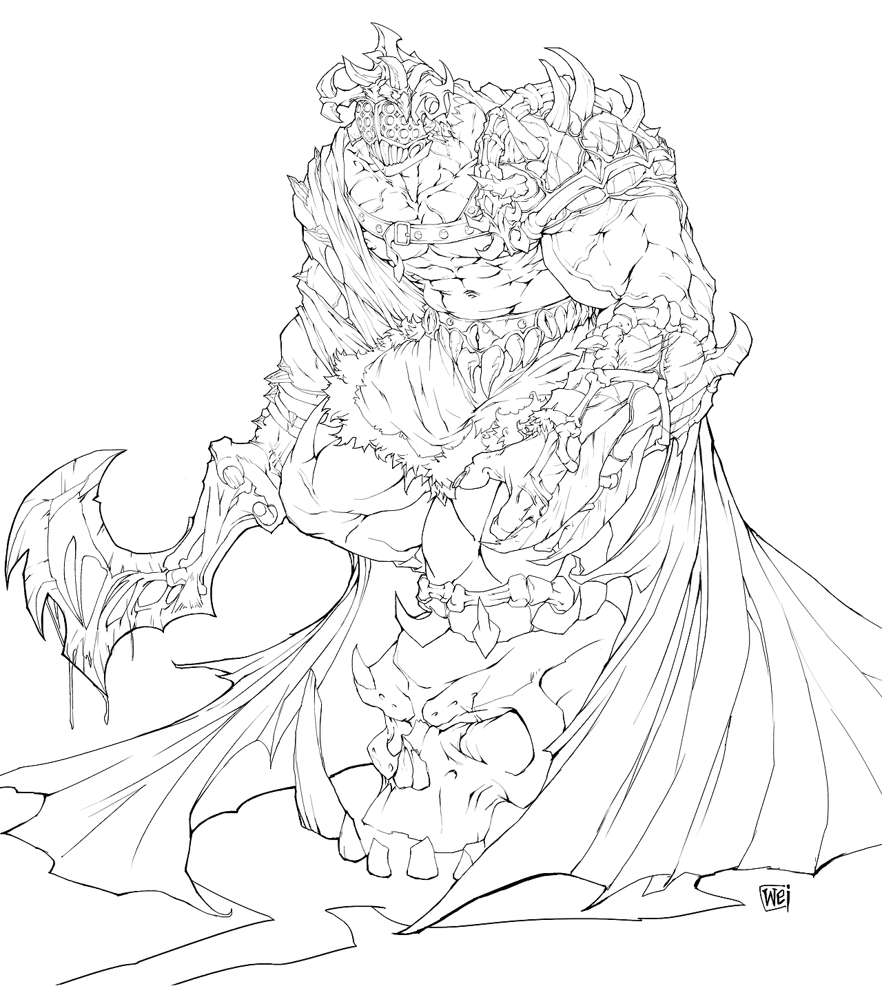 屠夫|插画|概念设定|malowe_原创作品-站酷zcool