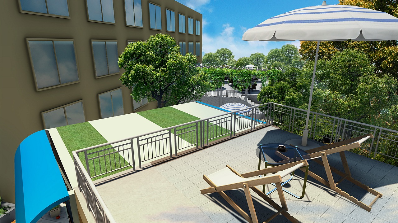 要是我宿舍门口有这么一个平台就好了··可以晒太阳··虽然我也没有时间