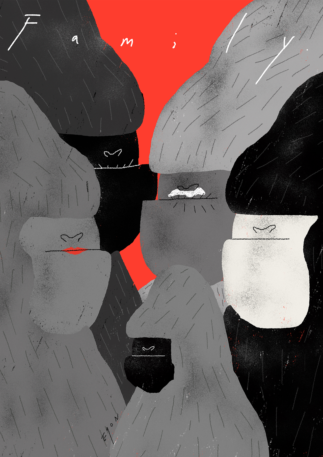 #2019青春答卷#Love & Sex & Party（图ZMTY0MTM0MTUy） - 艺术插画 - 站酷设计师伊根一根原创素材 - 站酷ZCOOL