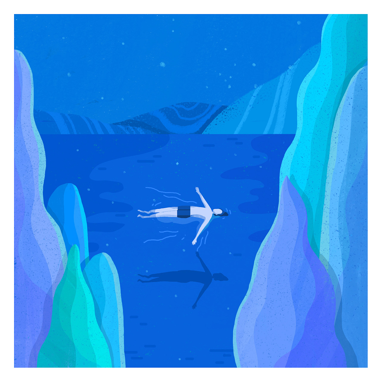 大海 The Sea（图ZMTY0NDc1MTA0） - 创作习作 - 站酷设计师_HelloLynn_原创素材 - 站酷ZCOOL