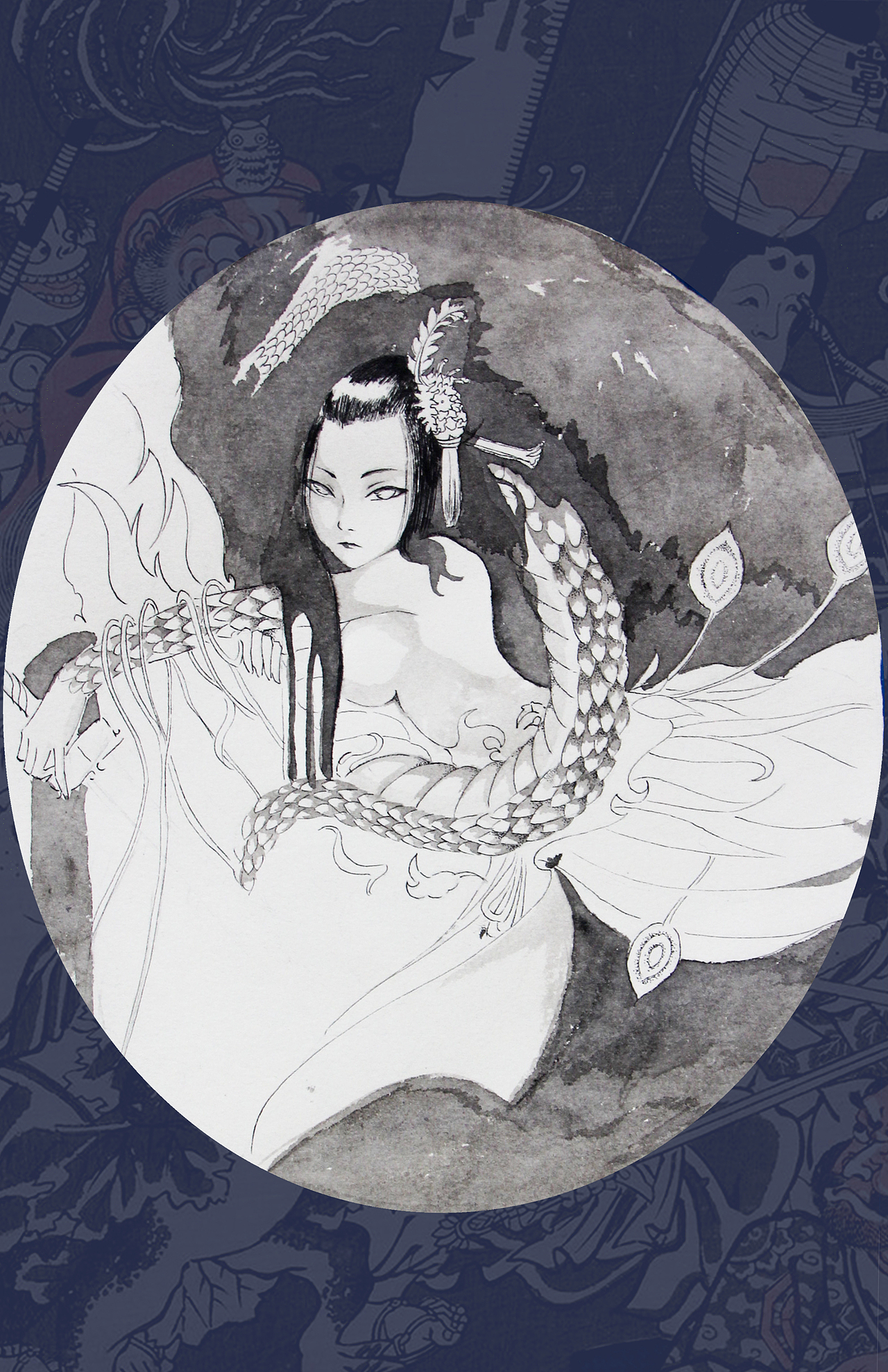 观山海（图ZMTYyMjk2Mjc2） - 商业插画 - 站酷设计师张大肩原创素材 - 站酷ZCOOL