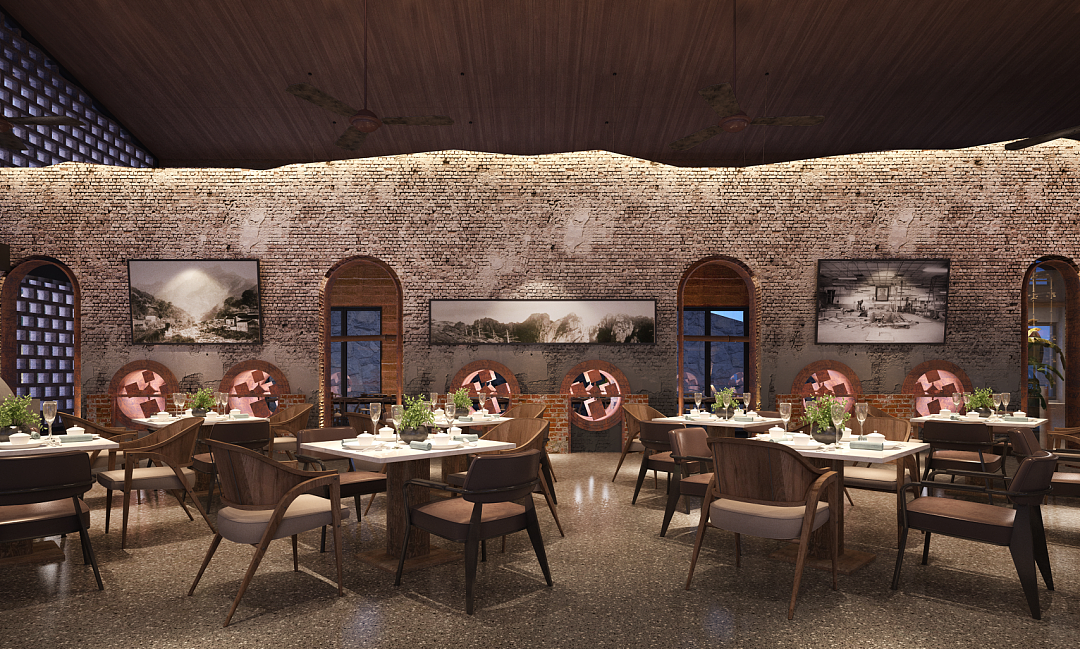 博仁设计出品——老茶厂建筑改造设计（有机餐厅）（图ZMjE3OTMzNzI0） - 家装设计 - 站酷设计师博仁设计原创素材 - 站酷ZCOOL